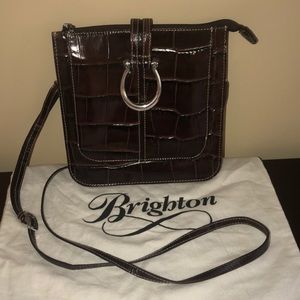 Brighton Crocodile Organizer/Crossbody